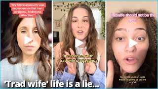 The 'Trad Wife' Life is a Dangerous Lie | TikTok Compilation