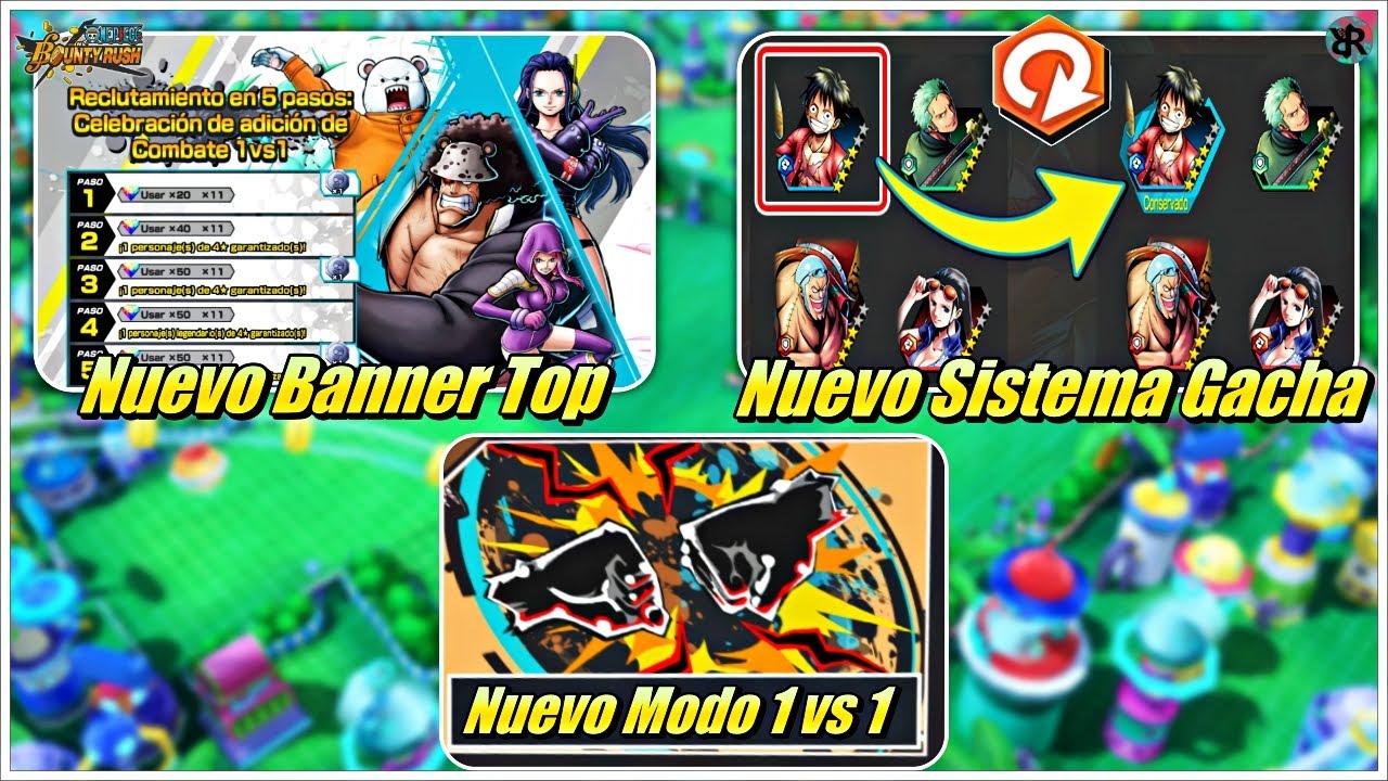 LLEGA el MODO 1vs1 & NUEVO SISTEMA GACHA! | One Piece Bounty Rush