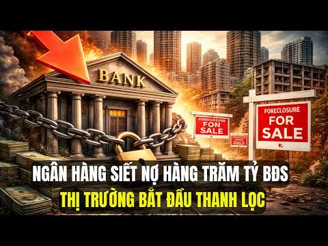 Ngân Hàng Siết Nợ Bất Động Sản Hàng Trăm Tỷ, Thị Trường Bắt Đầu Thanh Lọc, Nhà Đầu Tư Nên Làm Gì?