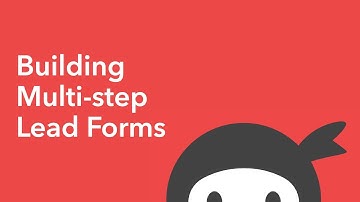 IMC123 Building multi step lead forms in Ninja Forms