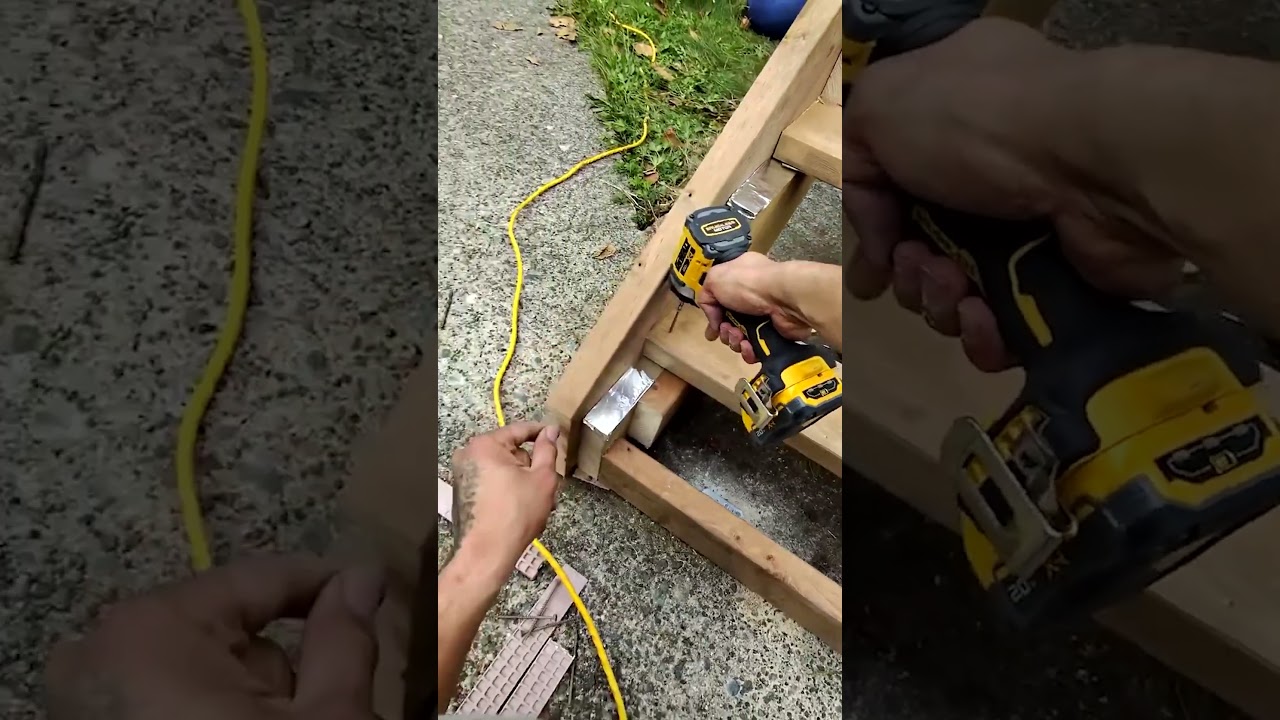 Watch us build a brand-new set of stairs. 🔨