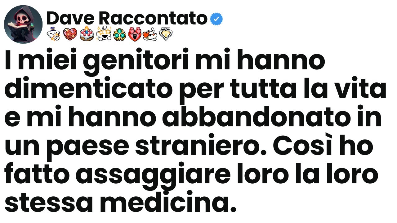 [Episodio completo] I miei genitori mi hanno dimenticato per tutta la vita e mi hanno abbandonato in