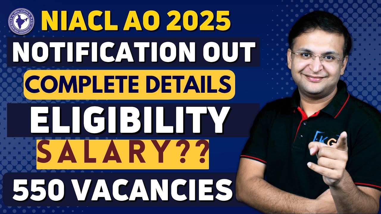 NIACL AO IT SPECIALIST 2025 | 550 Vacancy | Exam Pattern, Syllabus | Preparation Batch Starts 25 Aug