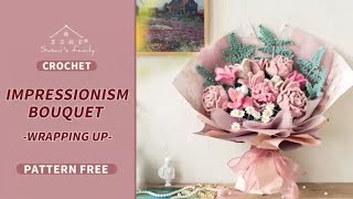 EN1921 Impressionism Bouquet - Wrapping up tutorial Tribute to Art Series Susan s Family