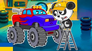 🔥 Неймовірні монстр-траки: Розвиваючі пригоди для малюків! 🚦