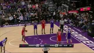 Chinanu making the underhand free throw look easy.