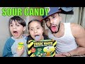 EXTREME SOUR CANDY CHALLENGE!!! **TOXIC WASTE**