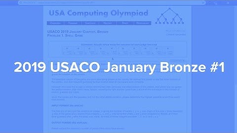 2019 USACO January Bronze: Shell Game