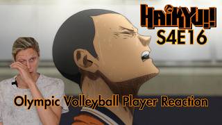 Olympic Volleyball Player Reacts to Haikyuu!! S4E16: \