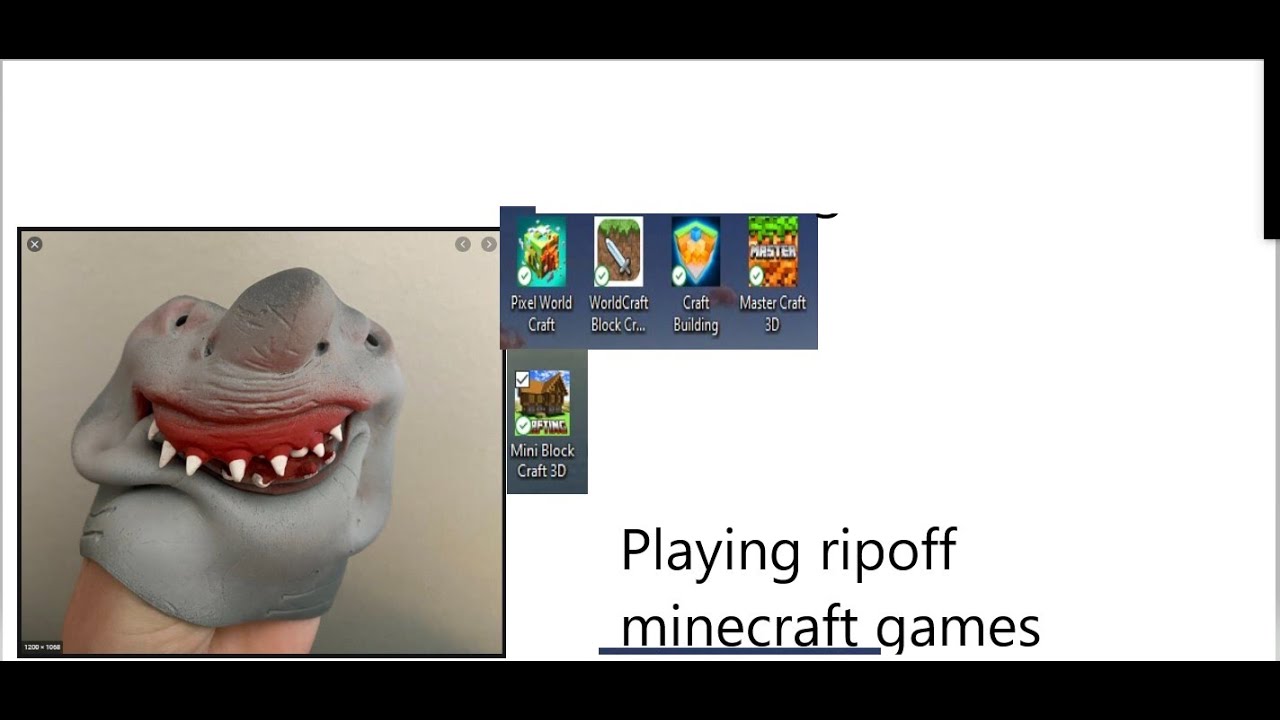Minecraft Ripoff Knight Game Playing ripoff minecraft games - YouTube