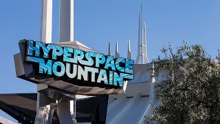 4K Hyper Space Mountain W No Line - Disneyland, California