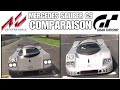 MERCEDES SAUBER C9 COMPARAISON : GT Sport vs. Assetto Corsa