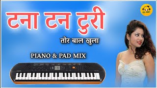 टना टन टुरी तोर बाल खुला खुला || Tana tan Turi Tor bal khula khula cg piano song  | cg piano