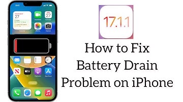 How to Fix Battery Drain Problem on iPhone in iOS 17.1.1