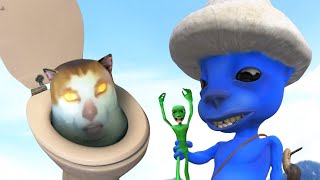 Dame Tu Cosita's HUNGER (Ep442) Monday CATS Helps Smurf CAT