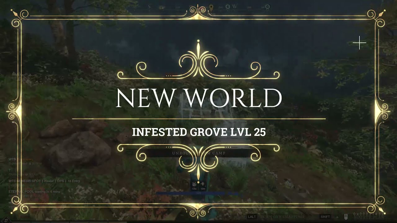 infest new world  New 2022  NEW WORLD Infested grove lvl 25