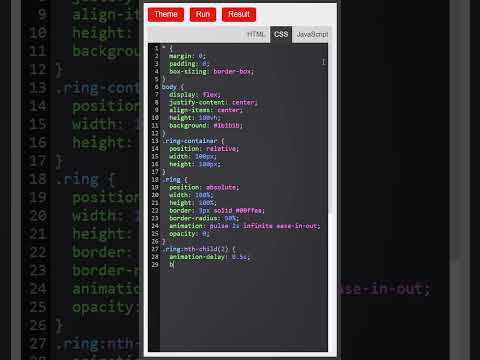 Expanding Rings Animation
