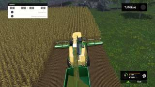 Farming Simulator 15 Xbox One Chopping Corn Tutorial