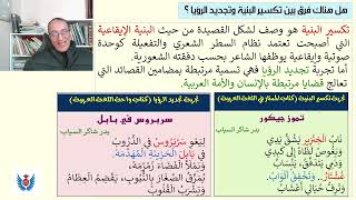 مدخل إلى تجربة تكسير البنية/ تجديد الرؤيا: أهم الخصائص.