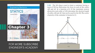 Problem 3-12 Statics Hibbeler 14th Edition (Chapter 3) | Engineers Academy Profile