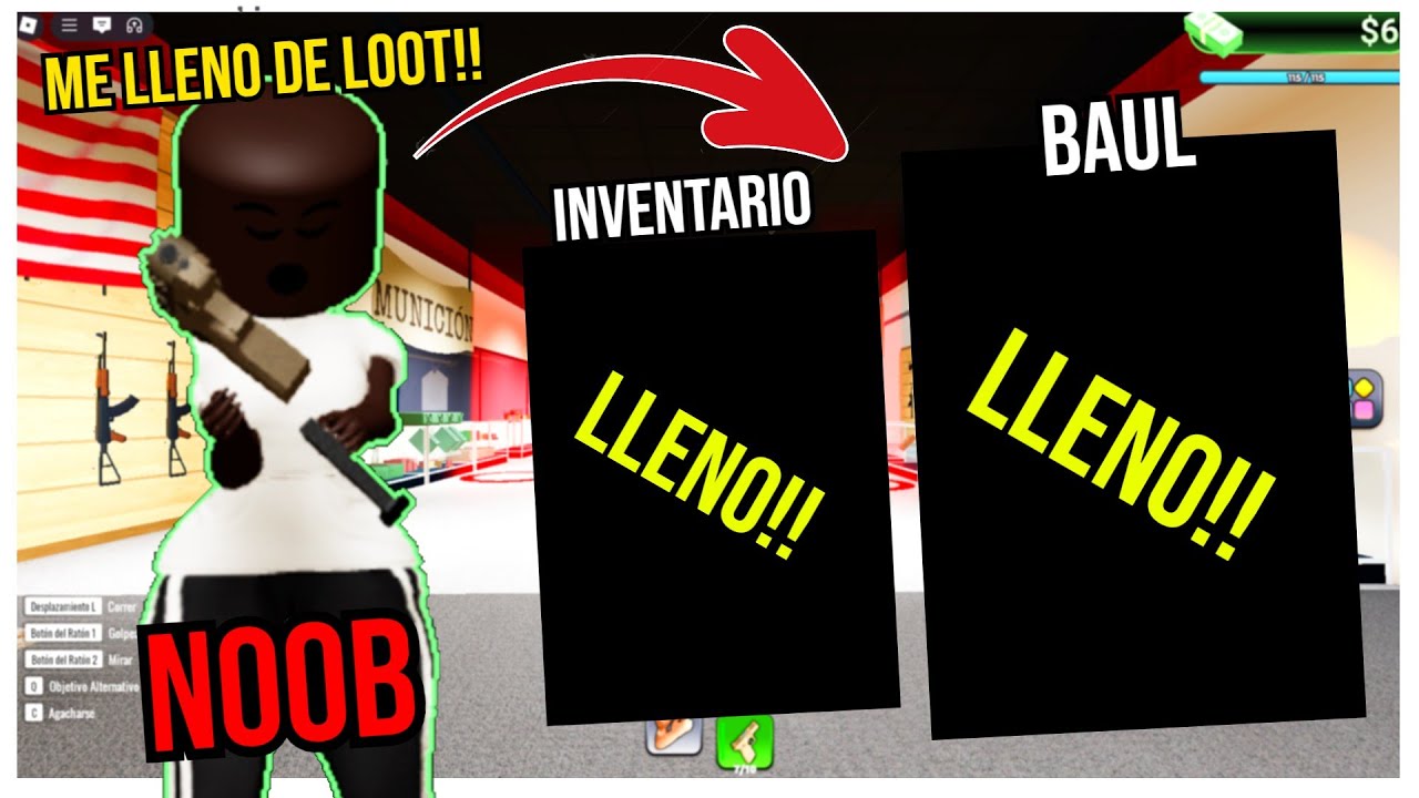JUGANDO COMO NOOB ME LLENE DE LOOT EN ESTE SERVIDOR DESPUES DE HACER PVP!! en blockspin roblox