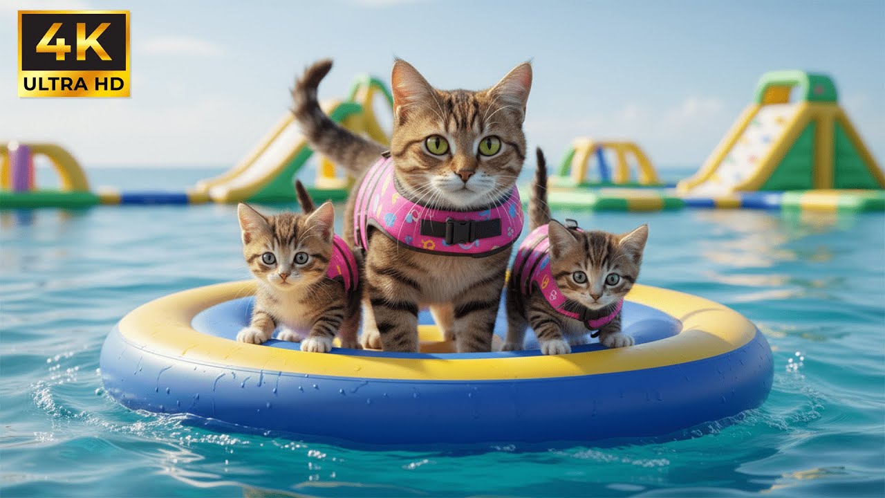 🔥 Brown Cat Rescues a Lost Kitten at the Beach – A Heartwarming BBQ by the Sea 🐱🏖️🔥