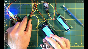 I2C Tutorial #4: One I2C RTC and Two I2C LCDs Clock Tutorial