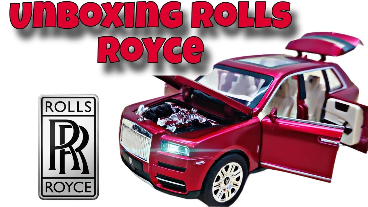 Unboxing the Rolls Royce Cullinan Miniature Model car Unboxing of 24