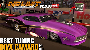 Latest Tune DivisionX Camaro 4.2 second 1/4 mile no limit drag racing 2 V2.3.80