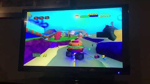 The spongebob movie game level 13: sundae driving
