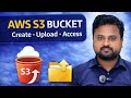 AWS S3 Bucket Tutorial in Hindi | Create, Upload, Access Files | Pricing Explained #aws