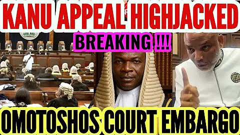 NNAMDI KANU!! CHIEF JUDGE OVER ADJOURNMENT, APPEAL EMBARGO, JUDICIAL WITCHHUNT IN JUDICIARY HIGHJACK