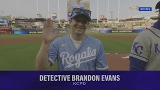 Off-duty detective honored for saving woman's life at Kauffman Stadium