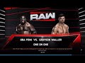 Oba Femi vs Grayson Waller (A Must Watch)