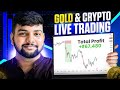 Live Gold & Crypto Trading | 18 APRIL | #goldtrading #cryptotrading #bitcoin