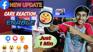 How to Get Facebook New "CARE" React In Just 1 Minute || CARE REACT EMOJI ENABLE || HERCULES BOYS