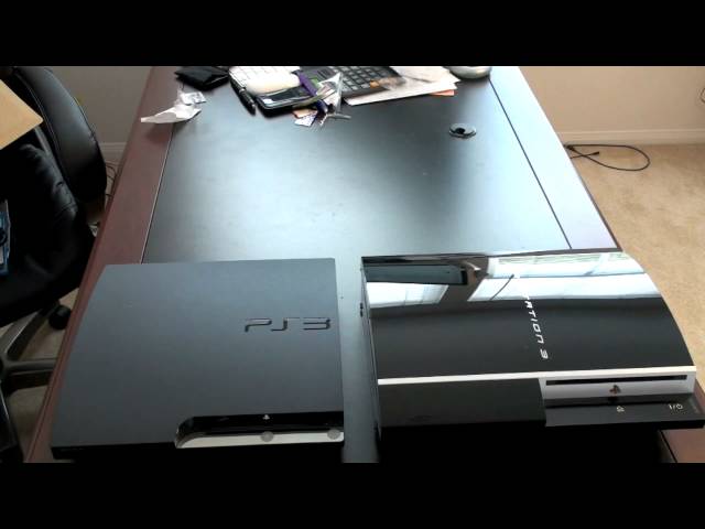 PS3 Slim vs. PS3 Fat - YouTube
