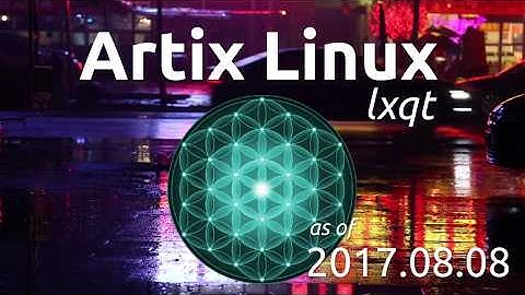 Artix Linux LXQT 20170808