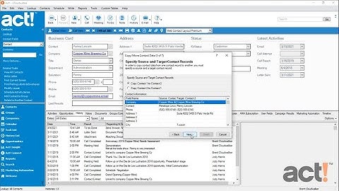 Act! Premium Training Videos - Managing Duplicate Records