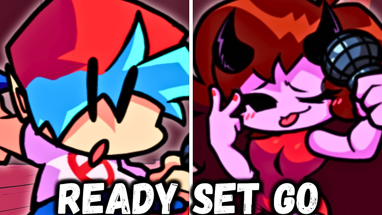 Friday Night Funkin' Mod Ready Set Go! [Teaser] (Angelix recreation ...