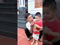 Thằng em 2 tuổi xem trên mạng đòi ăn cây xúc xích khổng lồ #funny #shortvideo #challenge