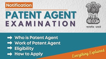Patent Agent Examination 2020-2022 | For Science Graduates | Everything Explained