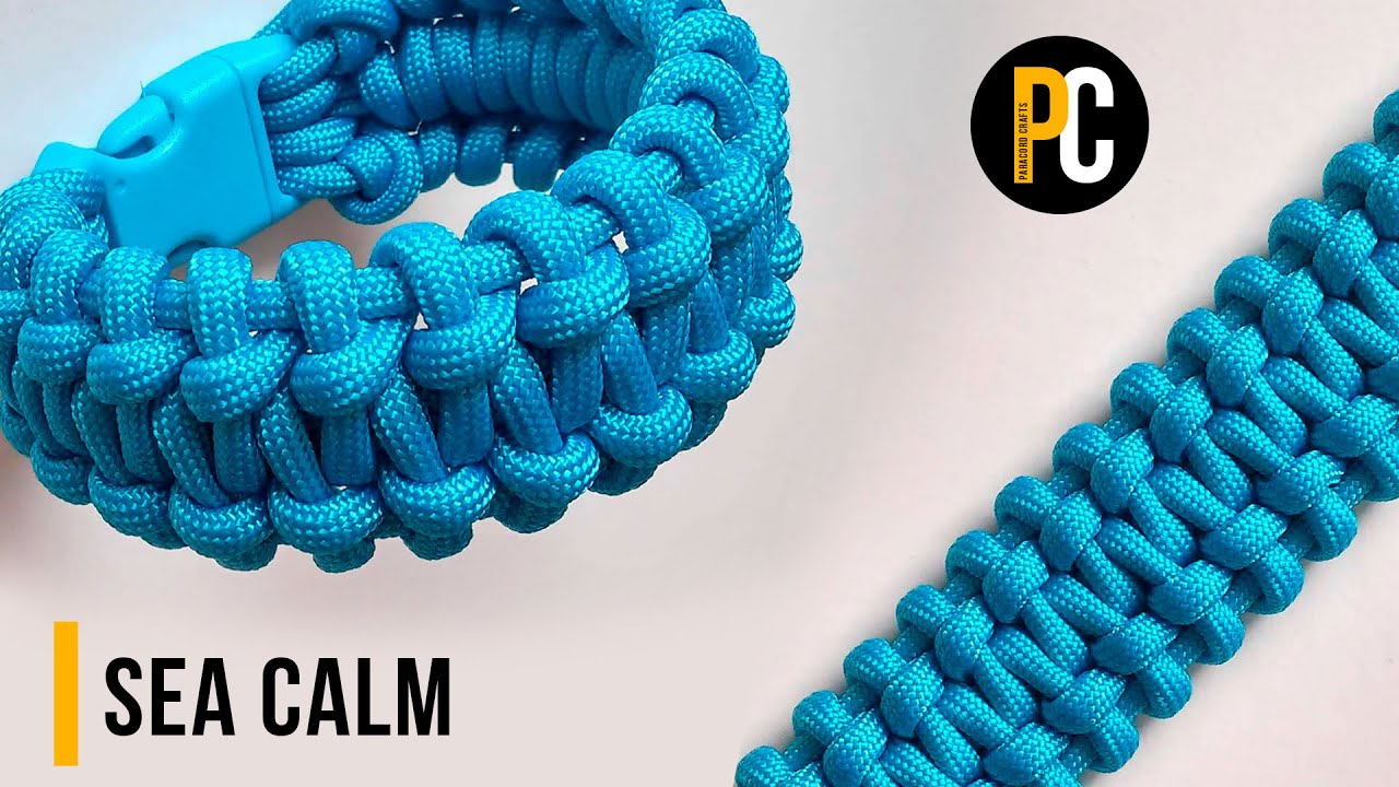 How to make Sea Calm Paracord Bracelet tutorial YouTube