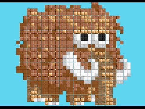 Growtopia - Mammoth Pixel Art - YouTube