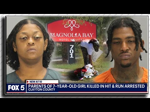 Parents in Georgia arrested after 7-year-old hit, killed; Children left alone for hours!