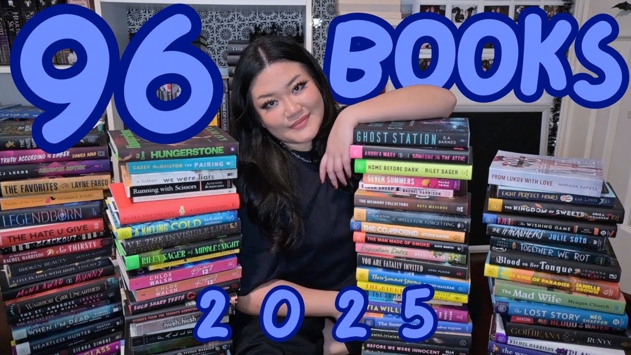 Все книги, которые я прочитаю в 2025 году 📚 Итоги ежегодного чтения | 96 книг