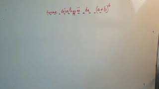 Pascal's triangle and sixth power expansion - Final year mathematics