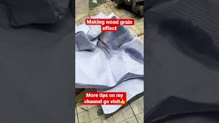 Making Plastic Look Like Wood