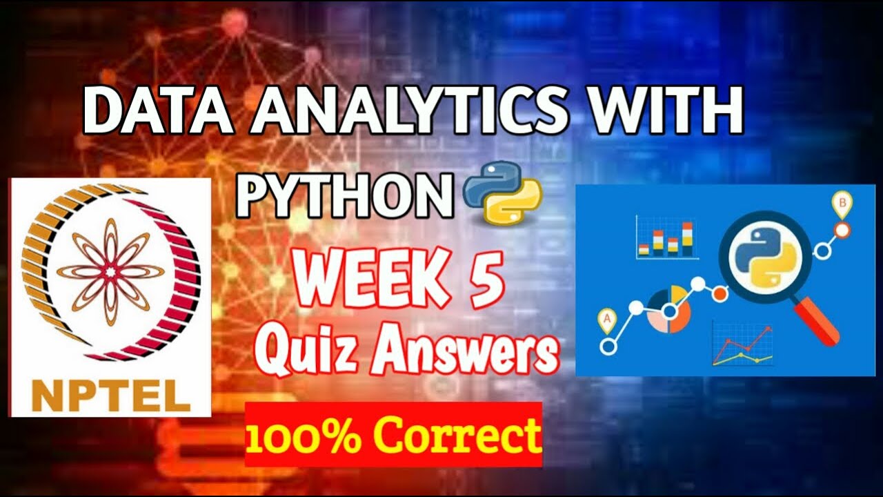 NPTEL Data Analytics With Python Week 5 Quiz Answers 2021 | NPTEL ...