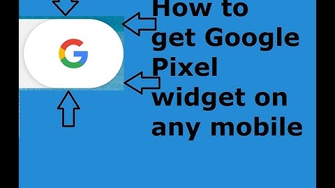How to get the Google Pixel pill on any Android Phone.